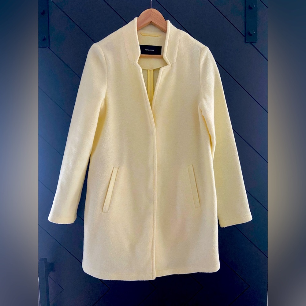 Vero Moda Women Yellow Pea Coat